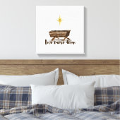 Weihnachts-Liebe kam zum Stillstand Leinwanddruck (Insitu (Schlafzimmer))