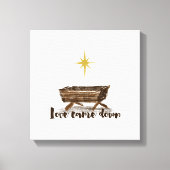 Weihnachts-Liebe kam zum Stillstand Leinwanddruck (Vorderseite)