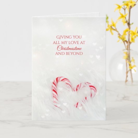 Weihnachts-Liebe Karte (Gelbe Blume)