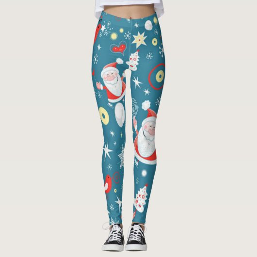 Weihnachts-Liebe Leggings (Vorderseite)
