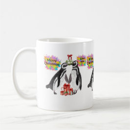 Weihnachts-Liebe Pinguin Kaffeetasse