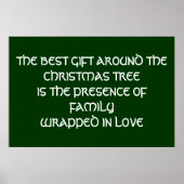 Weihnachts-Liebe-Poster Poster (Vorne)