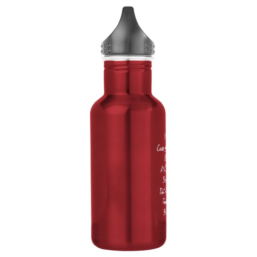 Weihnachts-Liebe Trinkflasche (Links)