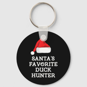 Weihnachts Lieblings-Duck-Hunter-Geschenk Weihnach Schlüsselanhänger