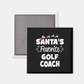 Weihnachts Lieblings-Golf-Coach Spaß Weihnachten M Magnet (Vorderseite/Rückseite)