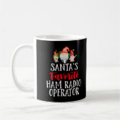 Weihnachts Lieblings-Ham-Radio-Operator Weihnachts Kaffeetasse (Links)