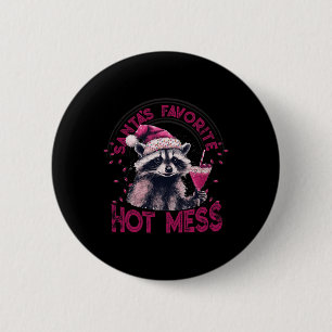 Weihnachts-Lieblings-heiße Weihnachtsfeiertage Fun Button