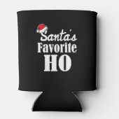 Weihnachts-Lieblings-Ho-Funny-Weihnachts-Sprichwor Dosenkühler (Rückseite)