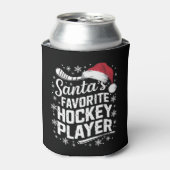 Weihnachts Lieblings-Hockey-Spieler Pajama Weihnac Dosenkühler (Kanne Vorderseite)