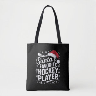 Weihnachts Lieblings-Hockey-Spieler Pajama Weihnac Tasche