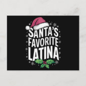 Weihnachts Lieblings-Latina Weihnachten Weihnachte (Vorderseite)