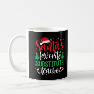 Weihnachts-Lieblings-Lehrerin Weihnachtsmann Kaffeetasse