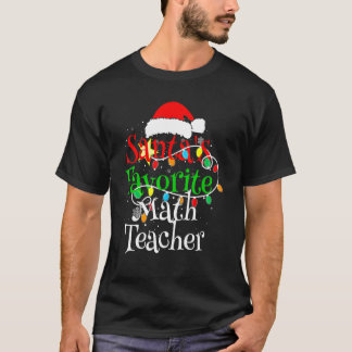 Weihnachts-Lieblings-Mathe-Lehrer Weihnachten-Weih T-Shirt