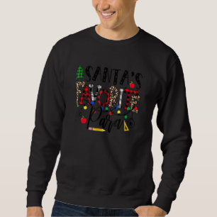 Weihnachts Lieblings-Paraprofi Xmas Buffalo Pla Sweatshirt
