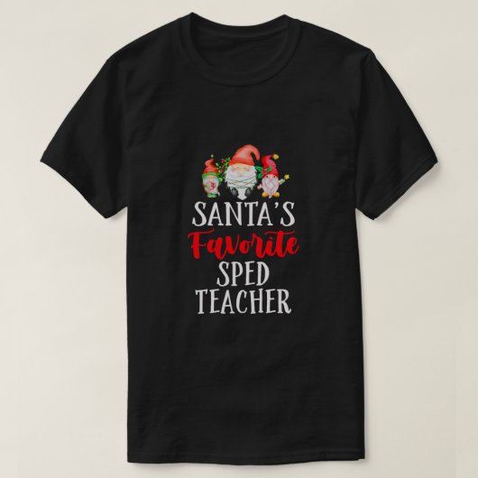 Weihnachts Lieblings-SPED-Lehrer Weihnachten Funny T-Shirt (Design vorne)