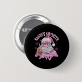 Weihnachts Lieblings-Swifty Frohe Weihnachtsfeier Button (Vorne & Hinten)