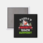 Weihnachts Lieblings-Tech-Support Funny Christmas Magnet (Vorderseite/Rückseite)