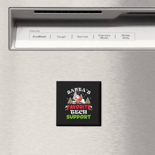 Weihnachts Lieblings-Tech-Support Funny Christmas  Magnet (In Situ (Geschirrspüler))