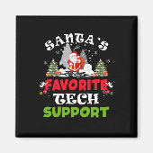 Weihnachts Lieblings-Tech-Support Funny Christmas  Magnet (Vorne)