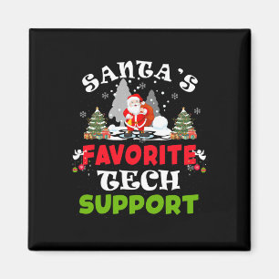 Weihnachts Lieblings-Tech-Support Funny Christmas Magnet