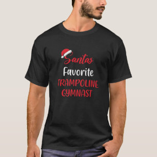 Weihnachts Lieblings Trampolin Gymnast Weihnachtsb T-Shirt