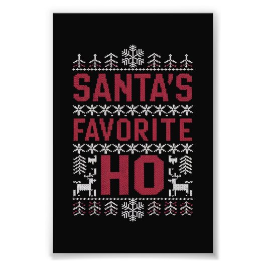 Weihnachts-Lieblings-Weihnachtssüßer Fotodruck (Vorne)