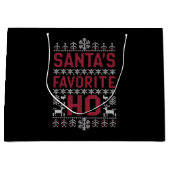 Weihnachts-Lieblings-Weihnachtssüßer Große Geschenktüte (Vorderseite)