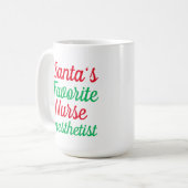 Weihnachts-Lieblingsaufwertung des Weihnachtsmanns Kaffeetasse (Vorderseite Links)