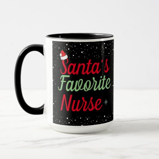Weihnachts-Lieblingsaufwertung des Weihnachtsmanns Tasse (Links)