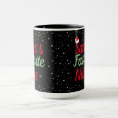 Weihnachts-Lieblingsaufwertung des Weihnachtsmanns Tasse (Zentrum)