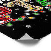 Weihnachts-Lieblingshilfetherapeut des Weihnachtsm Poster (Ecke)