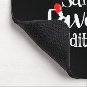 Weihnachts-Lieblingskellnerin Mousepad (Ecke)