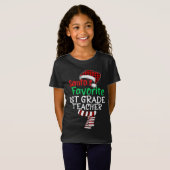 Weihnachts Lieblingslehrer der ersten Klasse Xmas T-Shirt (Vorne ganz)
