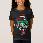 Weihnachts Lieblingslehrer der ersten Klasse Xmas  T-Shirt (Vorderseite)