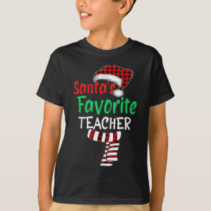 Weihnachts Lieblingslehrer Funny Christmas Santa R T-Shirt