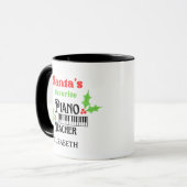 Weihnachts Lieblingsmusiker des Klavierlehrers Wei Tasse (Vorderseite Links)