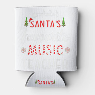 Weihnachts Lieblingsmusiklehrer Musiker Weihnachte Dosenkühler