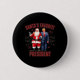 Weihnachts-Lieblingspräsident Funny Trump X Button