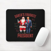 Weihnachts-Lieblingspräsident Funny Trump X Mousepad (Mit Mouse)