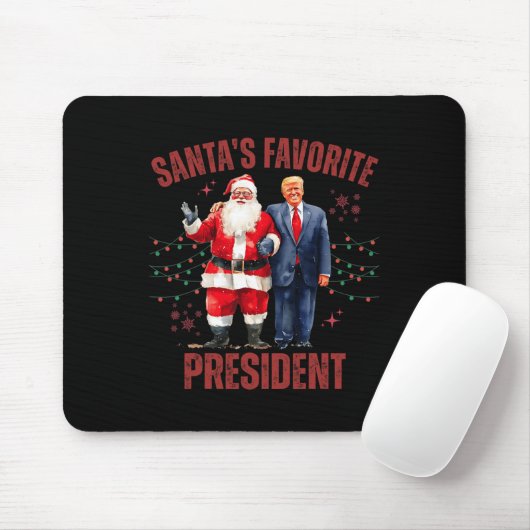 Weihnachts-Lieblingspräsident Funny Trump X Mousepad (Mit Mouse)