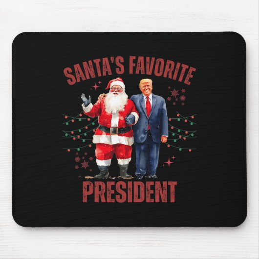 Weihnachts-Lieblingspräsident Funny Trump X Mousepad (Vorne)