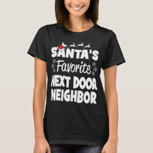 Weihnachts Lieblingsspiel vor der Tür T-Shirt