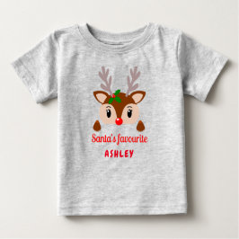 Weihnachts Lieblingsstift Rudolph Rentier Weihnach Baby T-shirt