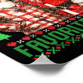 Weihnachts Lieblingsstipendiat Funny 2024 Trump We Poster (Ecke)