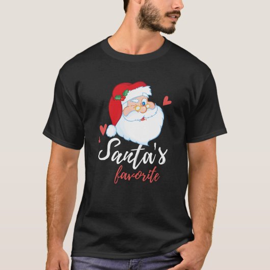 Weihnachts liebster lustiger T - Shirt (Vorderseite)