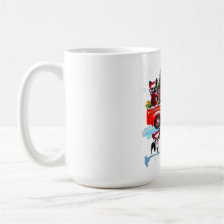 Weihnachts-Lieferwagen Truck Funny Boxer Kaffeetasse