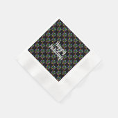 Weihnachts-Light-Schneeflocke-Design Serviette (Ecke)