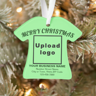 Weihnachts-Light-Shirt Form Acryl Ornament