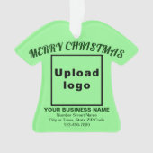 Weihnachts-Light-Shirt Form Acryl Ornament (Vorderseite)