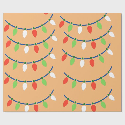 Weihnachts-Light-Wrapper Geschenkpapier (Flach)